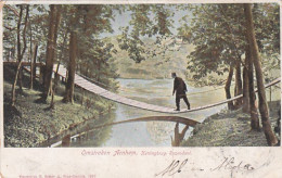 4770a29Omstreken Arnhem, Kettingbrug Rozendaal. 1903. (Zie Randen)  - Velp / Rozendaal