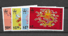 1988 MNH Hong Kong, Mi 532-35 Postfris - Nuevos