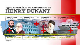 Guinea Bissau 2023 195th Anniversary Of Henry Dunant Red Cross S202401 - Guinea-Bissau