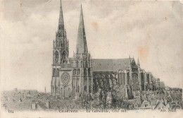 FRANCE - Chartres - Vue Générale De La Cathédrale - Côté Sud - Carte Postale Ancienne - Chartres