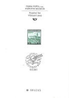 Blackprint PTM 19 Czech Republic Post Museum Anniversary 2002 - Incisioni