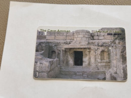 JORDAN-(JO-ALO-0073A)-The Cave-Amman-(195)-(1003-387378)-(1JD)-(02/2001)-used Card+1card Prepiad Free - Jordanien