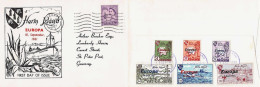 HERM ISLAND: "Europa 1961" 6 Values On FDC With Regional-stamp And Additional Postmark GUERNSEY 18. SEP.1961 - Emissions Locales