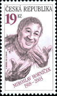 1005 Czech Republic Miroslav Hornicek, Actor, Writer 2018 - Unused Stamps