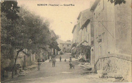 Cpa..84..ROBION..VAUCLUSE..GRAND RUE - Robion