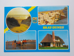BRAY-DUNES    Les Dunes   La Plage Et Une Jolie Villa - Bray-Dunes