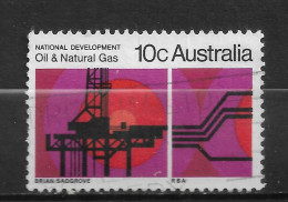 AUSTRALIE N°  419 " HUILE ET GAS " - Usados