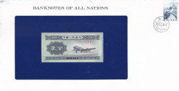 China - 2 Fen 1953 UNC Banknotes Of All Nations In The Envelope Lemberg-Zp - China