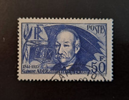 TIMBRE DE 1938 CLEMENT ADER N° 398.OBLITERE.TRES PROPRE. COTE 80 EURO - Used Stamps