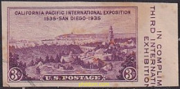 724122 USED ESTADOS UNIDOS 1935 EXPOSICIÓN INTERNACIONAL DEL PACIFICO EN SAN DIEGO - Nuovi