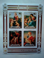 BLOC DE TIMBRES NEUFS DU ZAIRE - Cristianismo