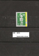Variété De 1990 Neuf** Y&T N° 2627b Avec 1 Bande Droite à Cheval - Neufs