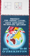 Uzbekistan  2002 Protect The Ozone Layer  Flags  1 V MNH - Environment & Climate Protection