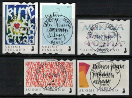 2019 Finland, Touching Letter, Complete Fine Used Set. - Gebraucht
