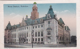 48518Rotterdam, Nieuw Stadhuis. 1921. (links En Rechtsonder Een Vouw) - Rotterdam