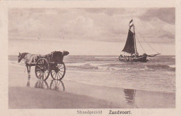 485156Zandvoort, Strandgezicht. (kleine Vouwen In De Hoeken) - Zandvoort