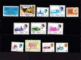 IRAN, Small Lot Used Stamps Shah Reza Pahlavi Period, Dam Reza Shah, Decl. Human Rights, White Revolution - Iran