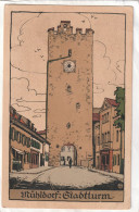 CPA :  14 X 9  -  Mühldorf : Giadtturm - Mühldorf