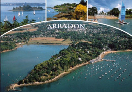 1 AK Frankreich * Die Landspitze Von Arradon - Oben Links Die Insel Logoden Sie Liegt In Der Bucht Morbihan * - Arradon