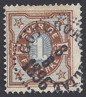 SVEZIA 1892 - Unificato 50° - Cifra | - Used Stamps