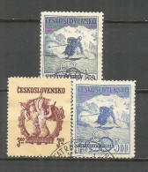 CHECOSLOVAQUIA YVERT NUM. 523/525 SERIE COMPLETA USADA - Used Stamps