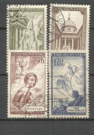 CHECOSLOVAQUIA YVERT NUM. 848/851 SERIE COMPLETA USADA - Used Stamps