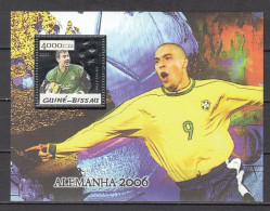 Football / Soccer / Fussball - WM 2006: Guinea Bissau  Bl ** - Silber - 2006 – Allemagne