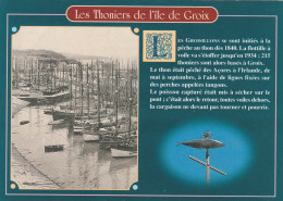 56 GROIX - LES THONIERS.   Port Tudy Au Début Du Siécle Et Le Thon-girouette Placé Sur Le Clocher De L'eglise .....  TB - Groix