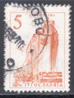 Yugoslavia 1958 Single Stamp For Technology And Architecture  In Fine Used - Oblitérés