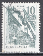 Yugoslavia 1958 Single Stamp For Technology And Architecture  In Fine Used - Usados