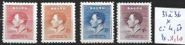 NAURU 33 à 36 * Côte 4.50 € - Nauru