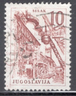 Yugoslavia 1958 Single Stamp For Technology And Architecture  In Fine Used - Oblitérés