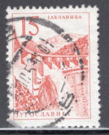 Yugoslavia 1958 Single Stamp For Technology And Architecture  In Fine Used - Usados