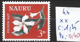 NAURU 47 ** Côte 1.25 € - Nauru