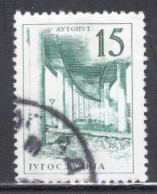 Yugoslavia 1958 Single Stamp For Technology And Architecture  In Fine Used - Gebruikt