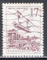 Yugoslavia 1958 Single Stamp For Technology And Architecture  In Fine Used - Gebraucht