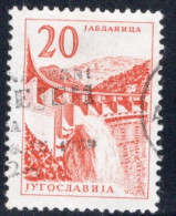Yugoslavia 1958 Single Stamp For Technology And Architecture  In Fine Used - Used Stamps
