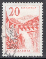 Yugoslavia 1958 Single Stamp For Technology And Architecture  In Fine Used - Oblitérés
