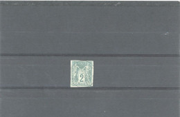 MARTINIQUE-COLONIES GÉNÉRALES-N°30.TYPE SAGE -2c VERT TTB -Obl CàD MARTINIQUE /VAUCLIN (non Signalé Yvert Et Maury ) - Used Stamps