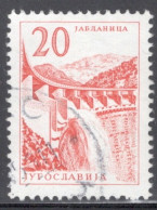 Yugoslavia 1958 Single Stamp For Technology And Architecture  In Fine Used - Gebraucht