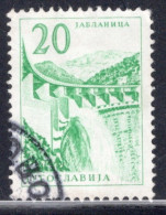 Yugoslavia 1958 Single Stamp For Technology And Architecture  In Fine Used - Usati