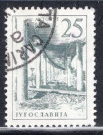 Yugoslavia 1958 Single Stamp For Technology And Architecture  In Fine Used - Gebraucht