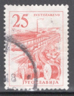 Yugoslavia 1958 Single Stamp For Technology And Architecture  In Fine Used - Oblitérés