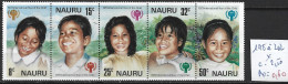 NAURU 198 à 202 * Côte 2.50 € - Nauru