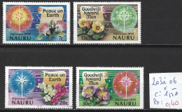 NAURU 203 à 206 * Côte 1.50 € - Nauru