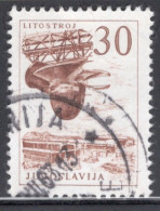 Yugoslavia 1958 Single Stamp For Technology And Architecture  In Fine Used - Gebruikt