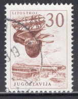 Yugoslavia 1958 Single Stamp For Technology And Architecture  In Fine Used - Oblitérés