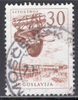 Yugoslavia 1958 Single Stamp For Technology And Architecture  In Fine Used - Used Stamps