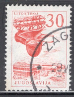 Yugoslavia 1958 Single Stamp For Technology And Architecture  In Fine Used - Used Stamps