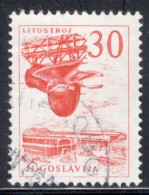 Yugoslavia 1958 Single Stamp For Technology And Architecture  In Fine Used - Used Stamps